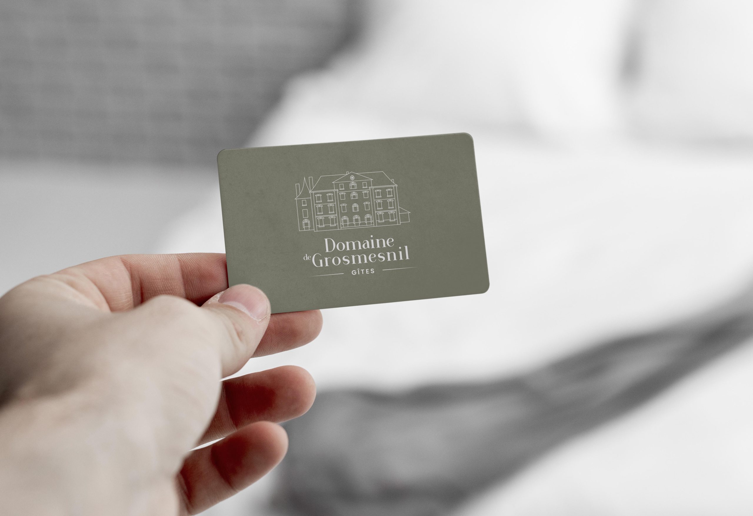 Graphiste Rouen - Domaine de Grosmesnil - identité de marque